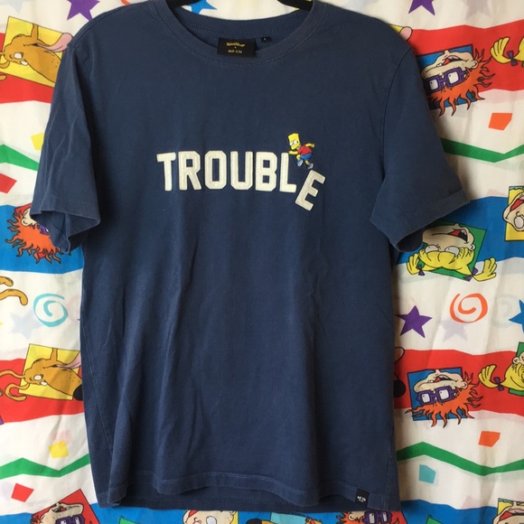 Ad Lib Shirts Simpsons X Adlib Bart Tee Poshmark